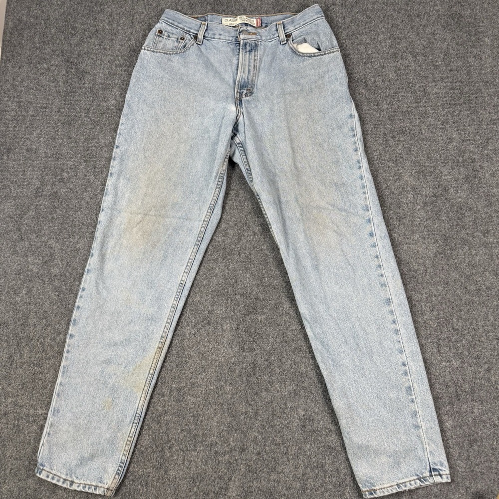 Vintage Levis 550 Jeans Womens 12 L Light Wash Classic Tapered Relaxed Mom Y2K